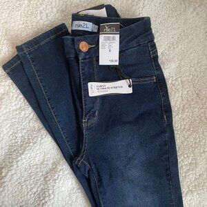 Rue21 Curvy High Rise Skinny Jeans Size 0